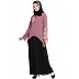 Layered designer A-line abaya